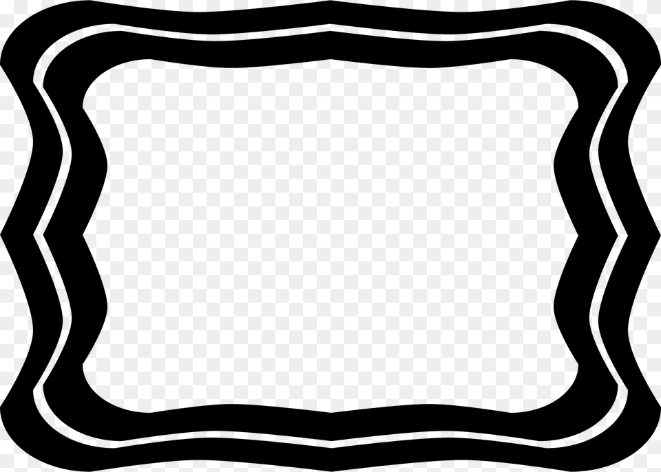 Squiggle Frame Icons, Gray Png Image