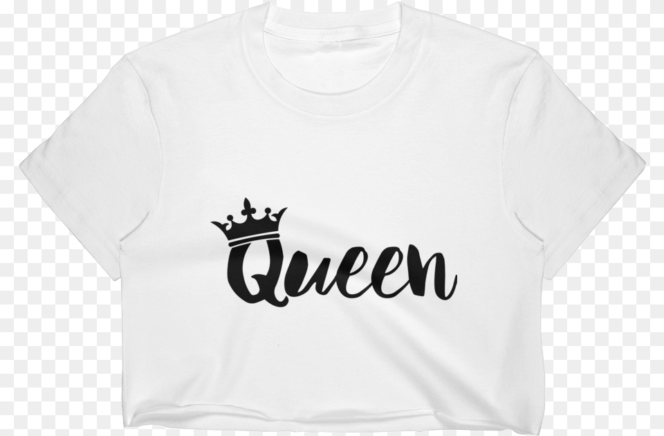 Squiggle Queen Wcrown Ladies39 Crop Top, Clothing, T-shirt, Shirt Free Png Download