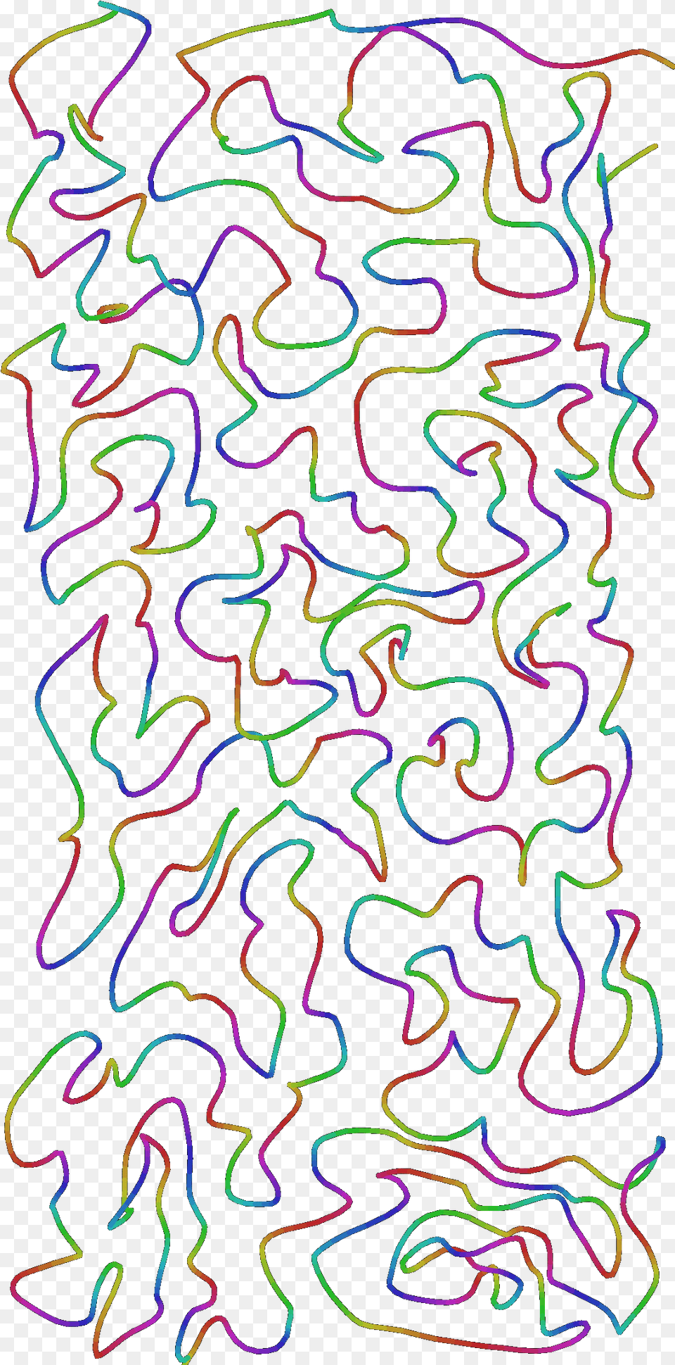 Squiggles Squiggly Random Rainbow Lines Line Chaos Chao Illustration, Light, Paper, Confetti Free Png Download