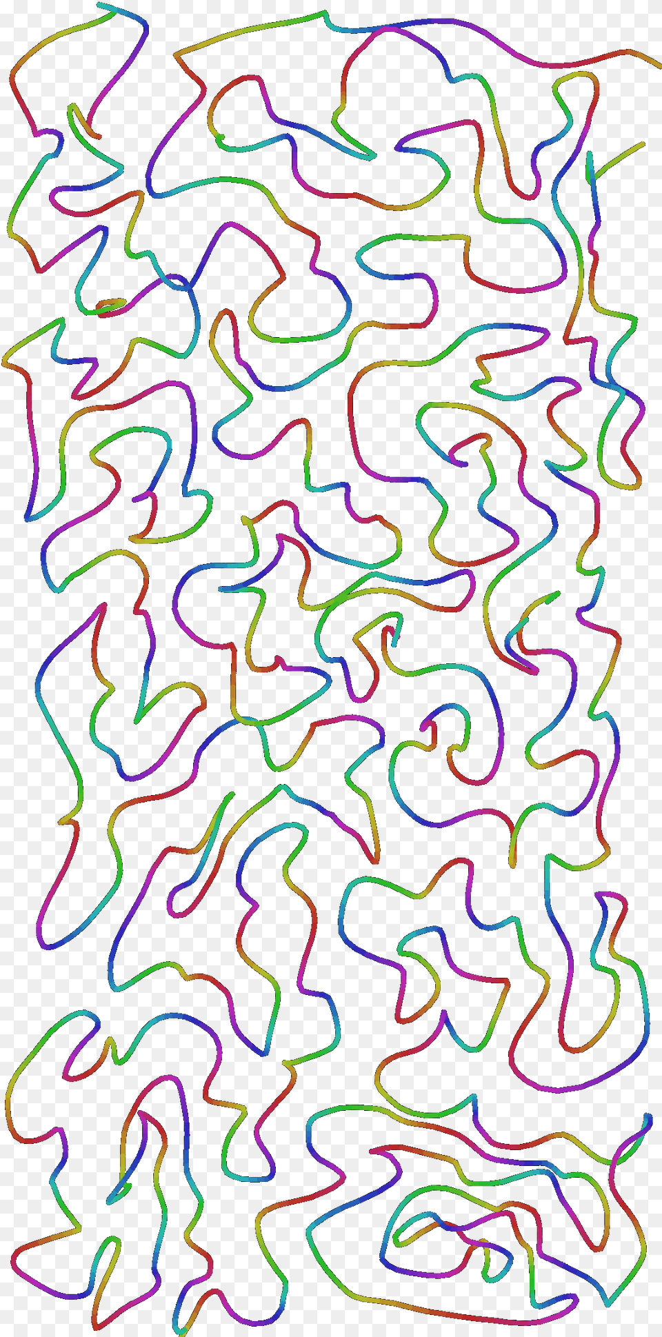 Squiggles Squiggly Random Rainbow Lines Line Illustration, Light, Paper, Confetti Free Png Download