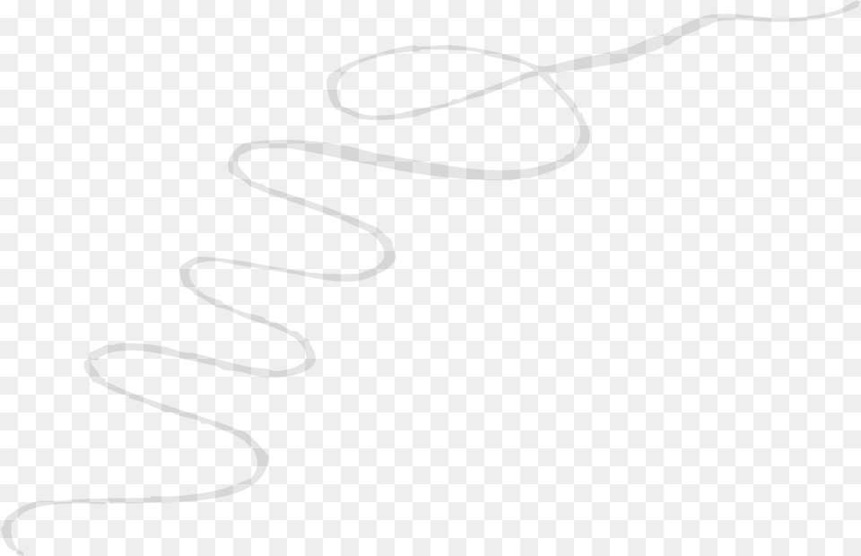Squiggly Line Transparent Clip White Squiggly Line, Gray Free Png Download