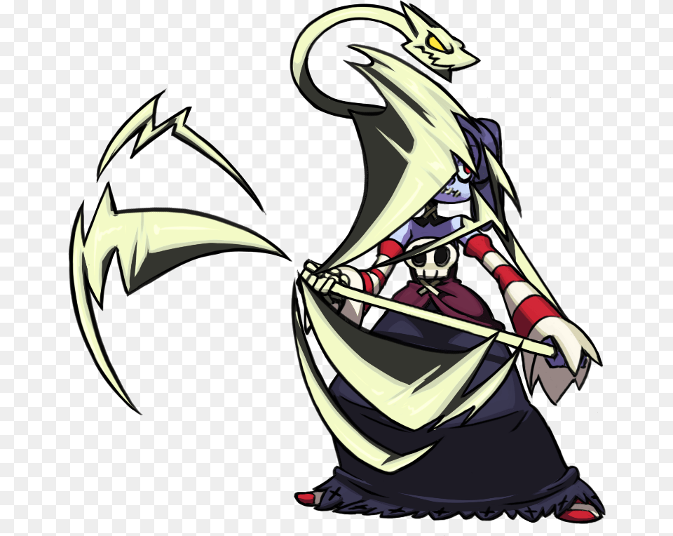 Squigs Translucent Squigly Skullgirls Gif, Adult, Female, Person, Woman Free Transparent Png