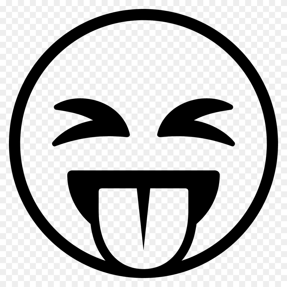 Squinting Face With Tongue Emoji Clipart, Logo Png Image