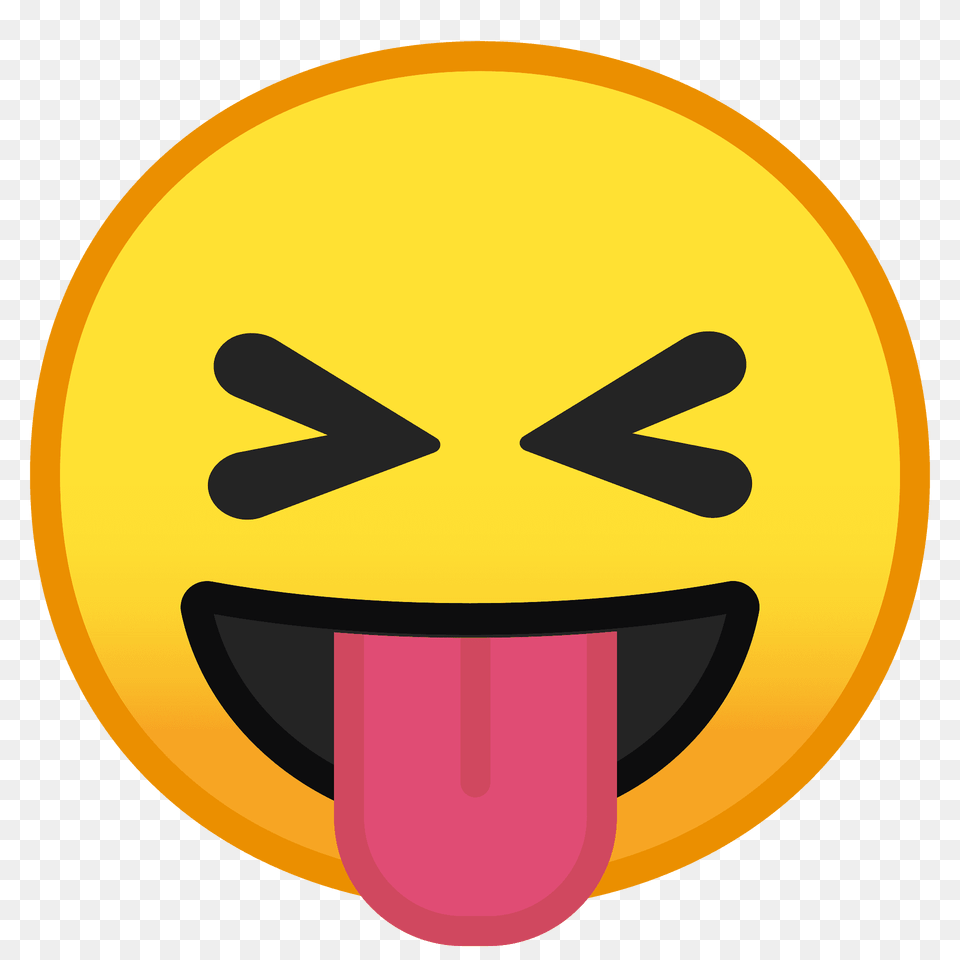 Squinting Face With Tongue Emoji Clipart, Disk Png Image