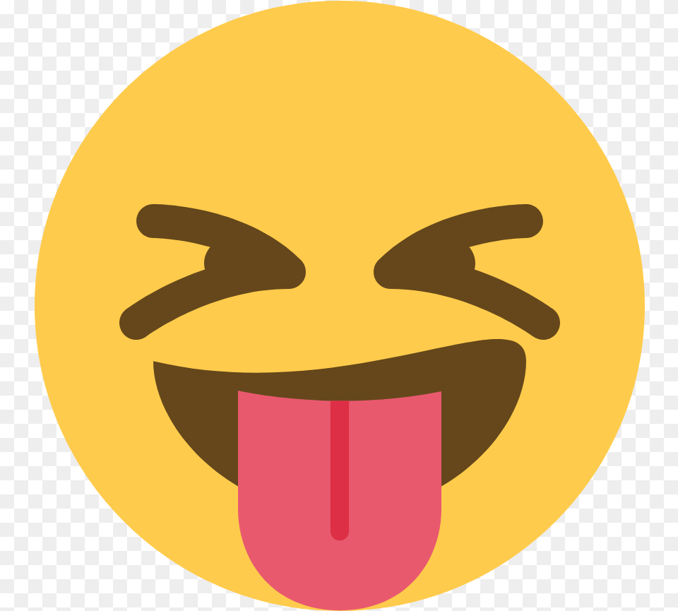 Squinting Face With Tongue Emoji Stuck Out Tongue Closed Eyes Emoji, Body Part, Mouth, Person, Astronomy Png Image
