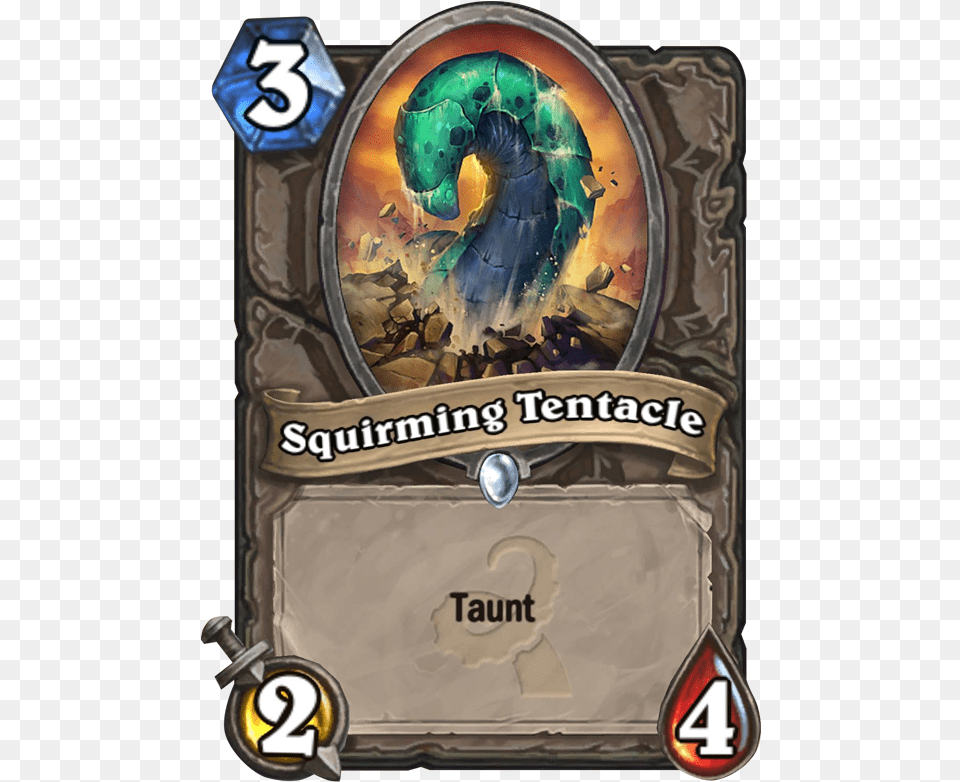 Squirming Tentacle Hearthstone Card, Tape Free Transparent Png