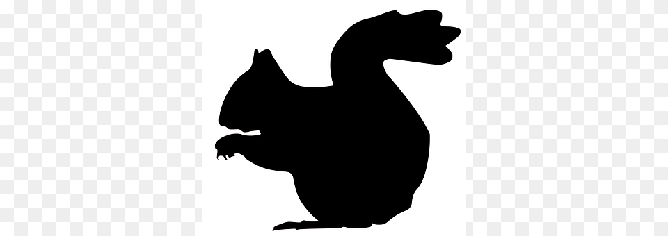 Squirrel Silhouette, Stencil, Animal, Fish Free Png