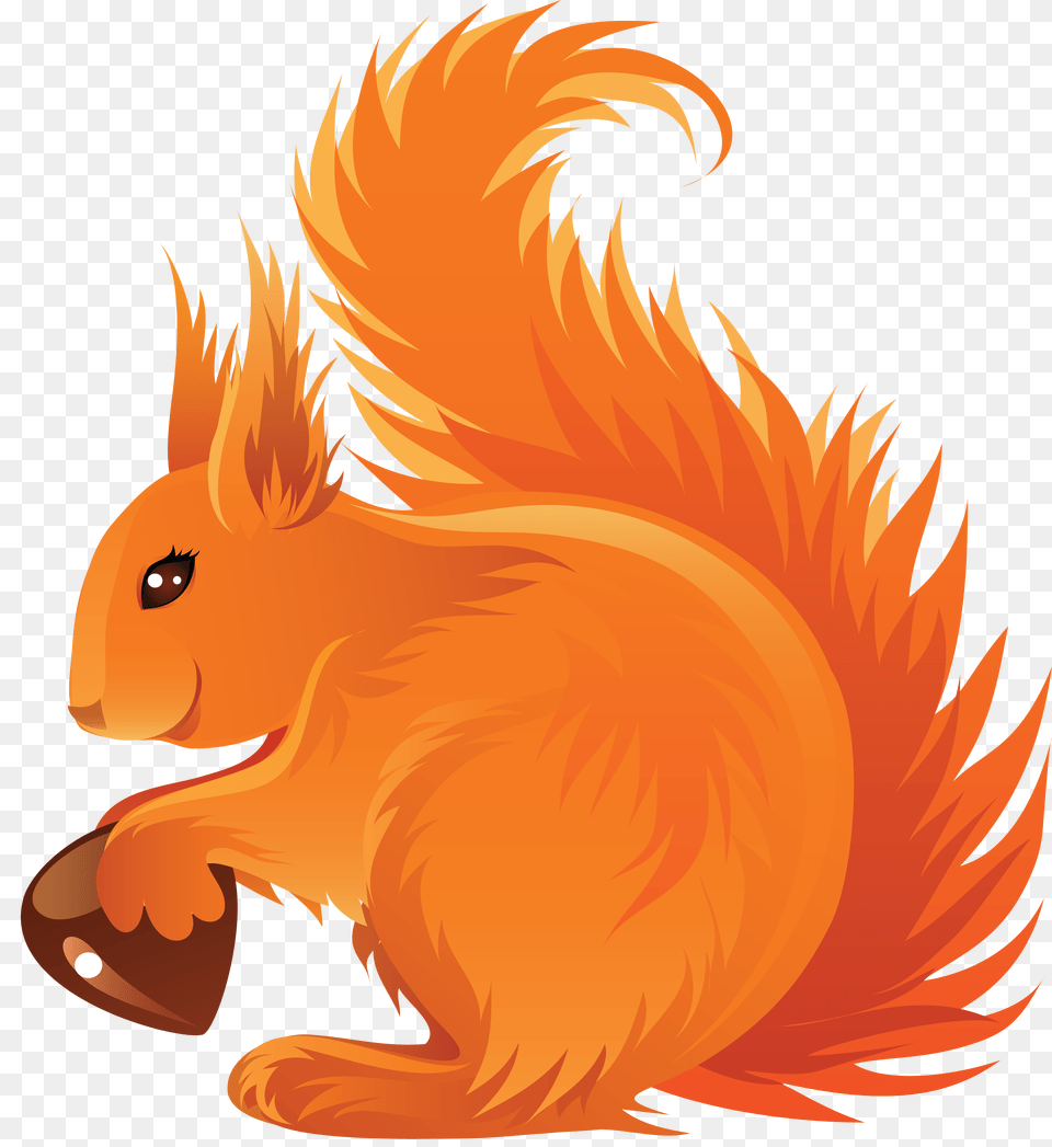 Squirrel, Animal, Mammal, Rodent, Bonfire Png Image