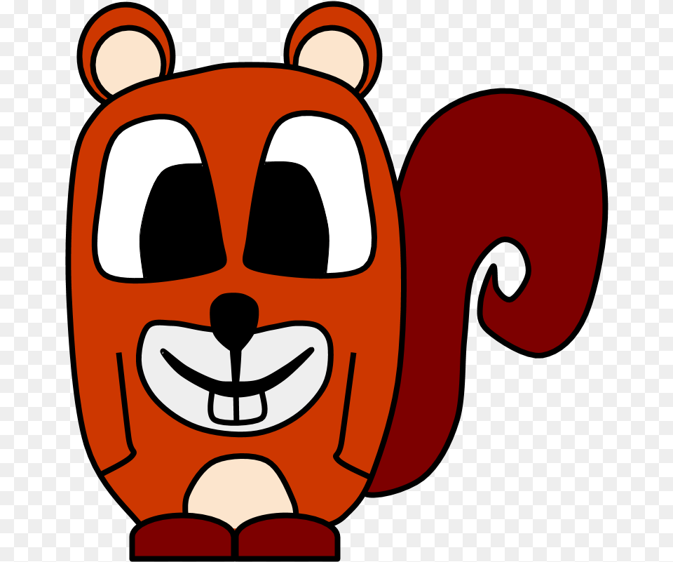 Squirrel Big Eyes Cartoon Animal Rev Squirrel Cartoon With Big Eyes, Dynamite, Weapon Png Image