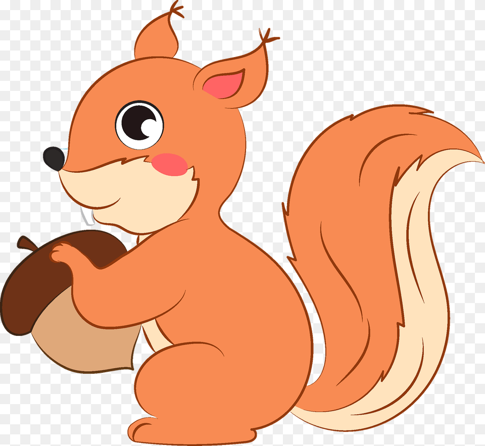 Squirrel Clipart, Cartoon, Baby, Person Free Png Download
