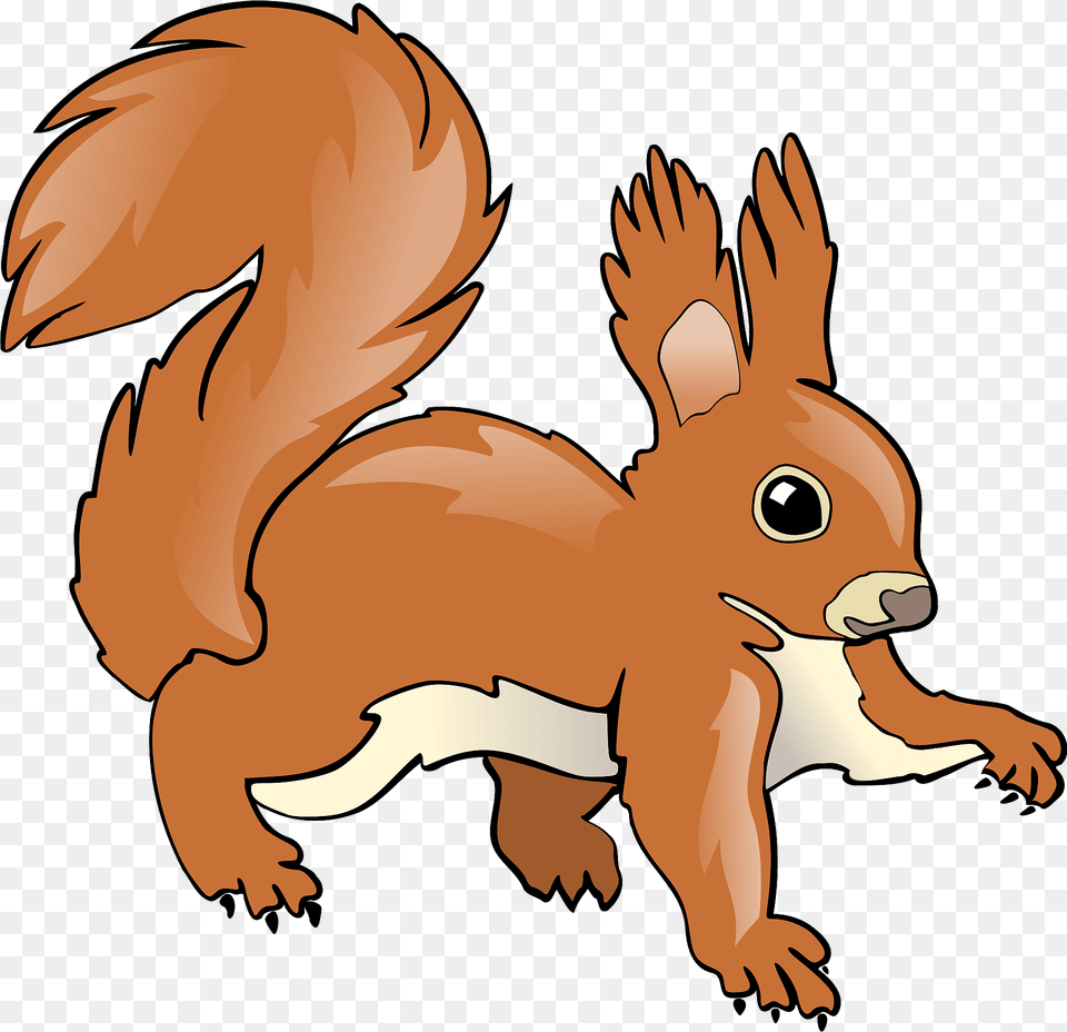 Squirrel Clipart, Animal, Mammal, Rodent, Baby Free Png Download