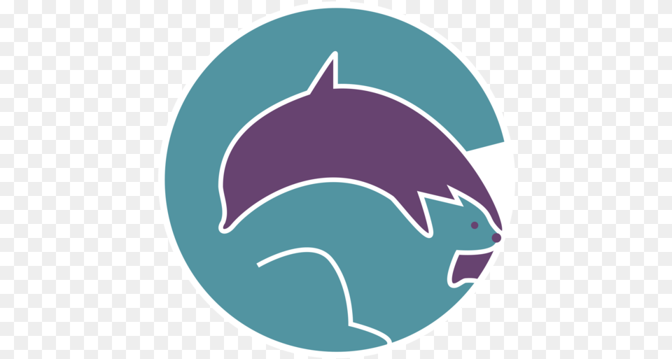 Squirrel Dolphin Logo Concept Concept Icon Minimal Common Bottlenose Dolphin, Animal, Mammal, Sea Life Free Png Download