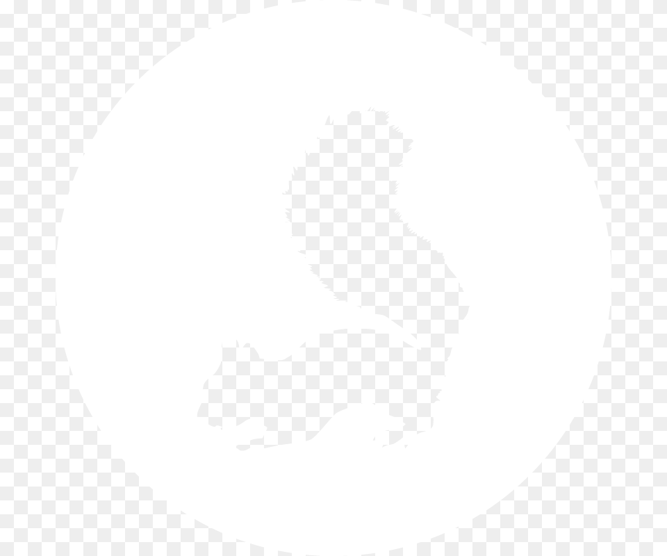 Squirrel Facebook Icon White Circle, Cutlery Free Png Download