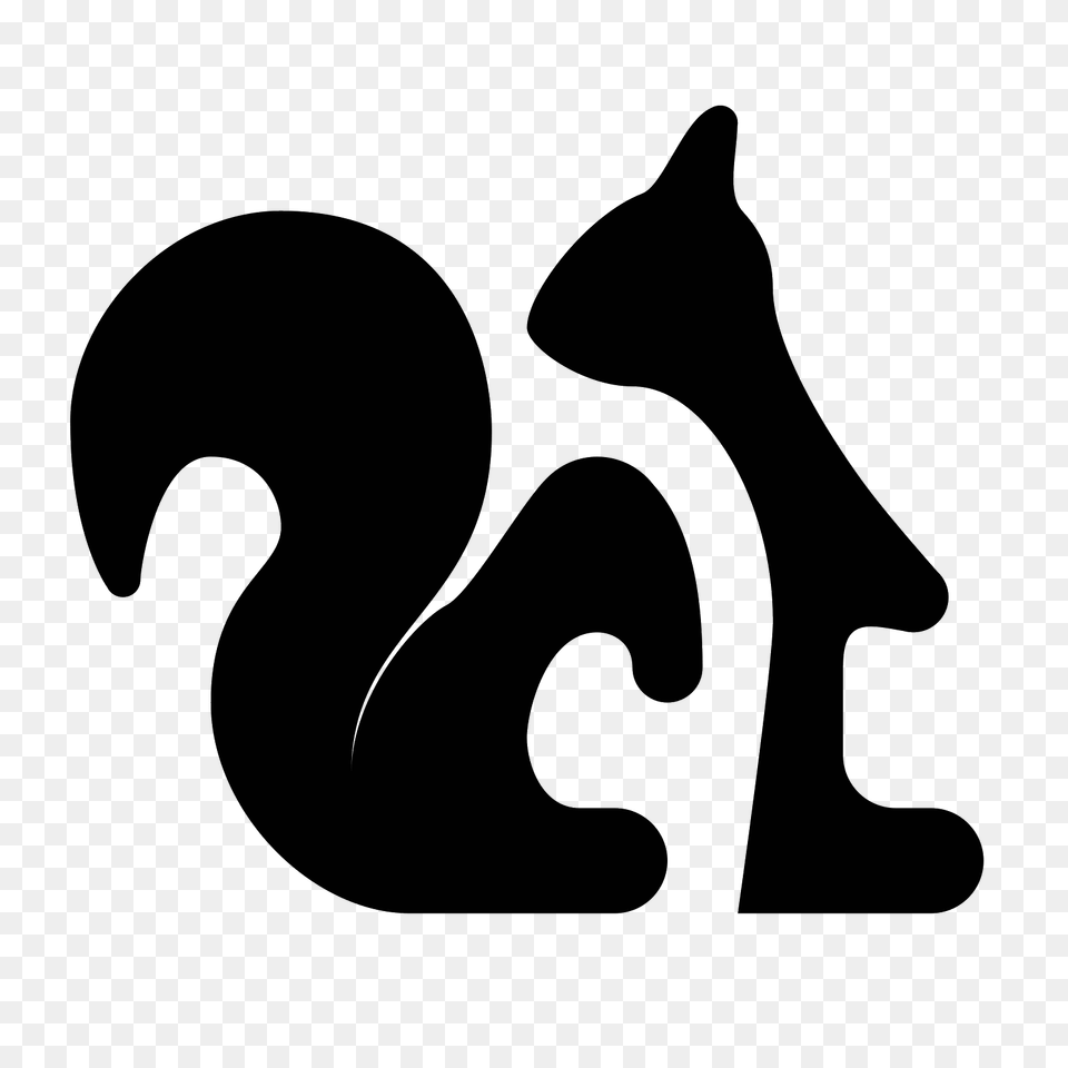 Squirrel Icon, Gray Free Transparent Png