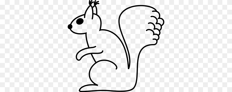 Squirrel Icon, Gray Free Transparent Png