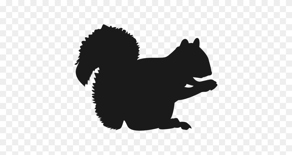 Squirrel Silhouette, Animal, Mammal, Rodent, Person Png