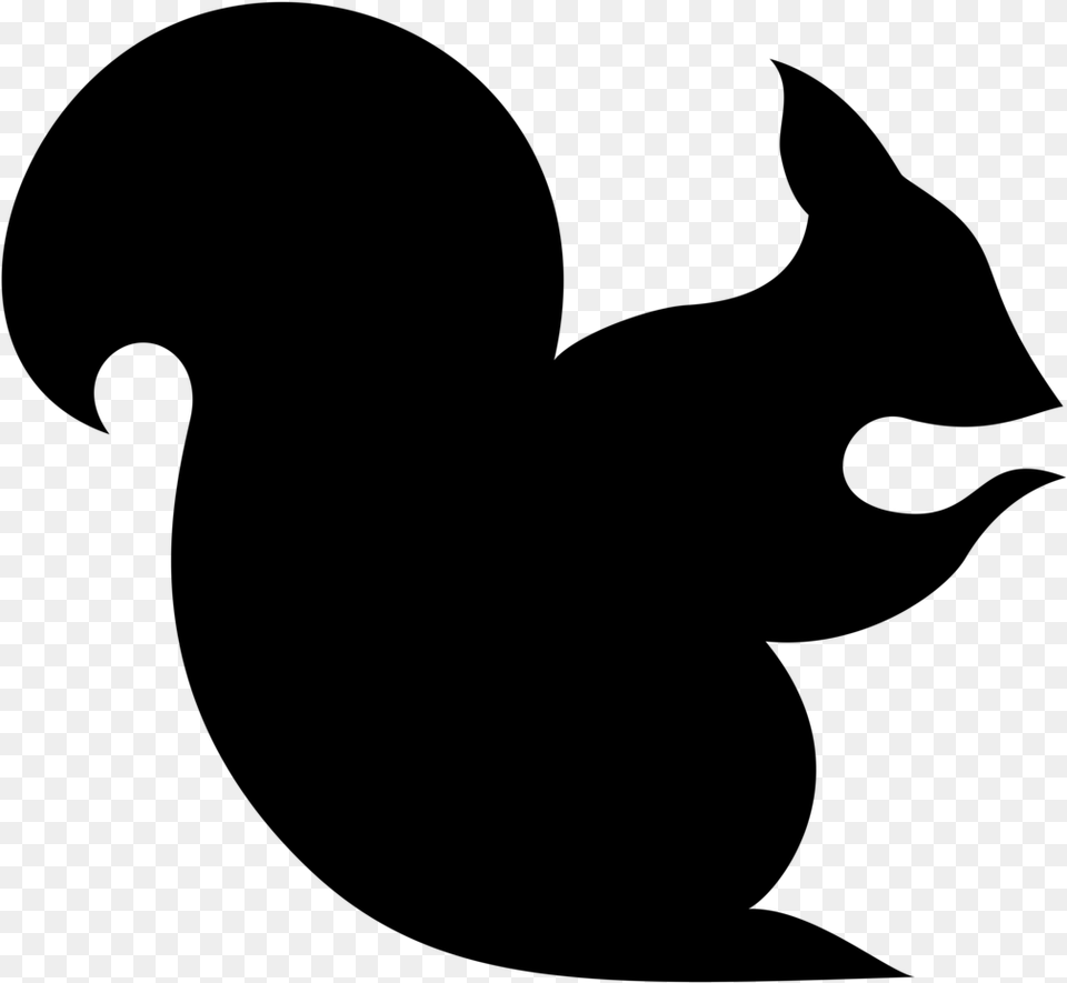 Squirrel Squirrel Symbol, Gray Free Png Download