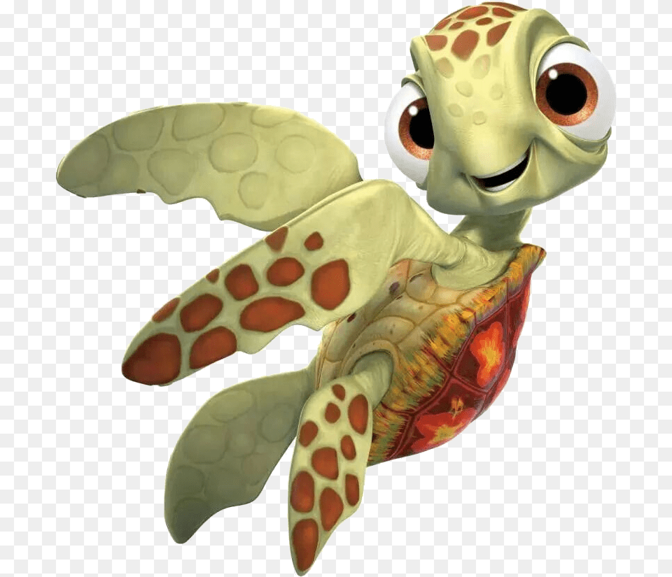 Squirt Finding Nemo, Animal, Reptile, Sea Life, Sea Turtle Free Transparent Png