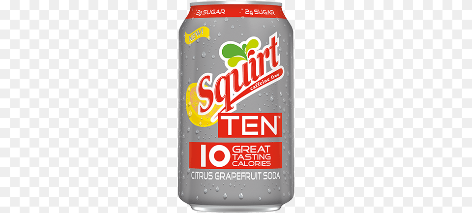 Squirt Ten Squirt Ten Citrus Grapefruit Soda 12 Pack 12 Fl, Can, Tin, Beverage Free Transparent Png