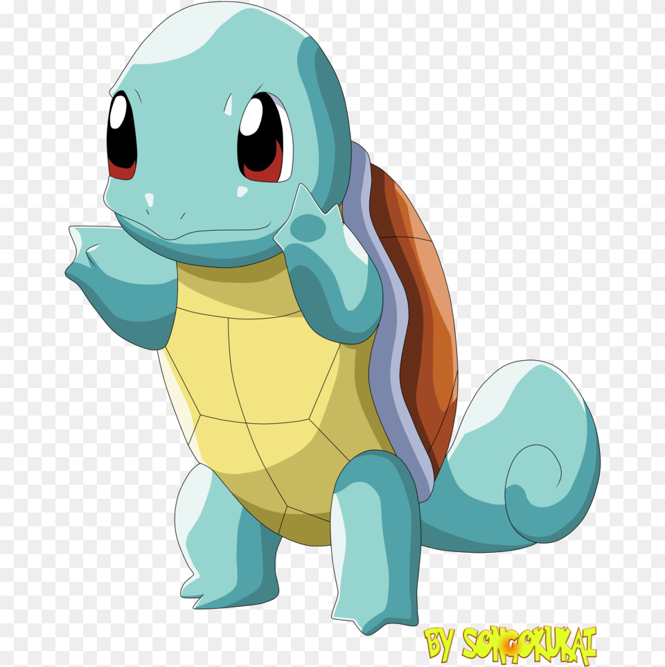 Squirtle By Krizell Como Dibujar A Squirtle, Animal, Reptile, Sea Life, Tortoise Free Png Download