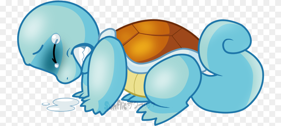 Squirtle By Sunflic Vector Black And Sad Squirtle, Leisure Activities, Person, Sport, Swimming Free Png Download
