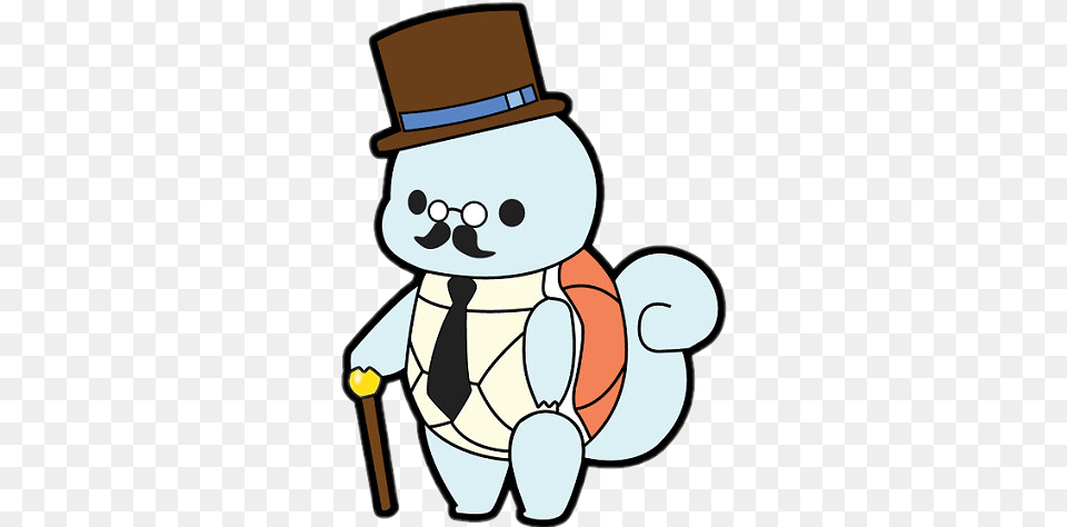 Squirtle Dapper Freetoedit, Nature, Outdoors, Winter, Snow Free Transparent Png