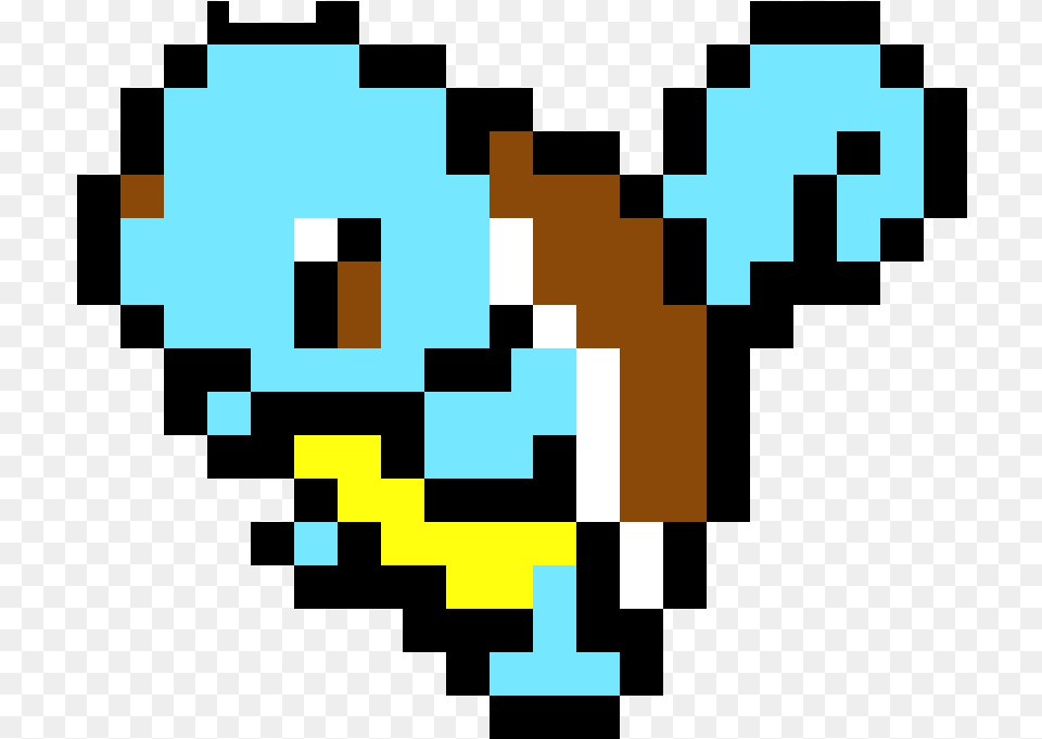 Squirtle Pixel Pokemon, First Aid, Pattern Free Png