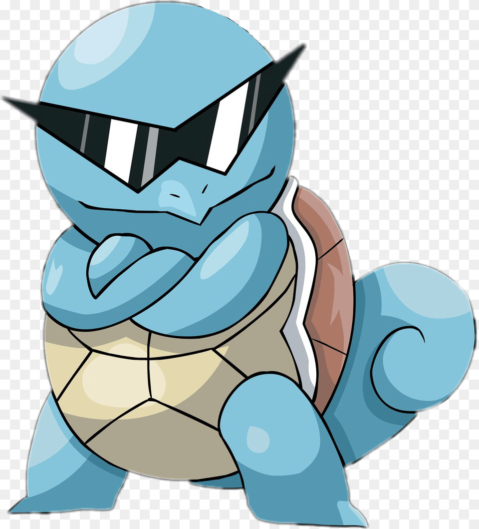 Squirtle Pokemon Squirtle With Glasses, People, Person, Baby, Book Free Png