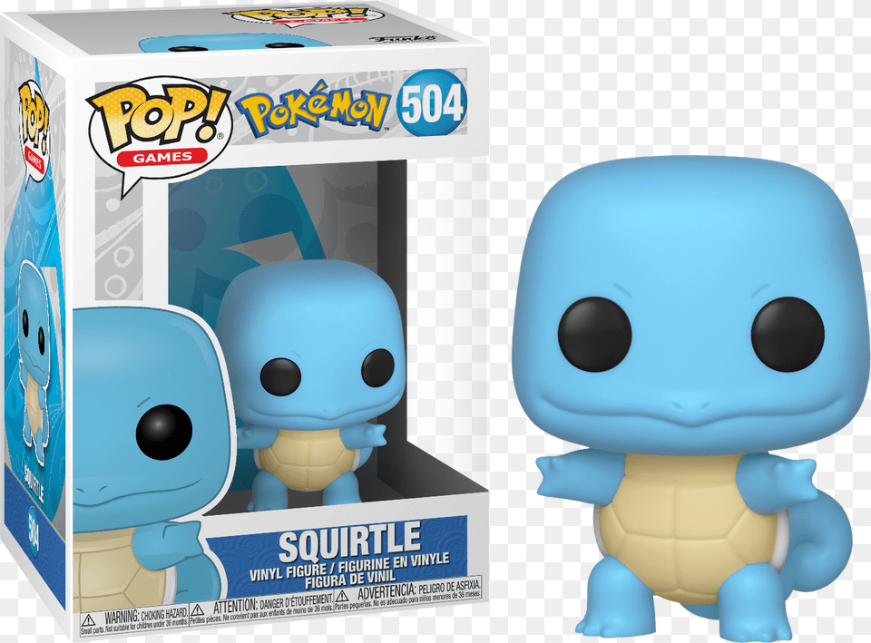 Squirtle Pop Vinyl Figure Funko Pop Pokemon Squirtle, Toy, Plush Png