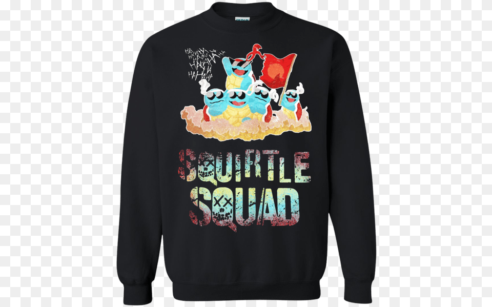 Squirtle Squad Shirt G180 Gildan Crewneck Pullover Squirtle Squad Shirt, Clothing, Hoodie, Knitwear, Sweater Free Transparent Png