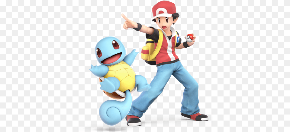 Squirtle Super Smash Bros Ultimate Pokemon Trainer Smash Transparent, Baby, Person Free Png Download
