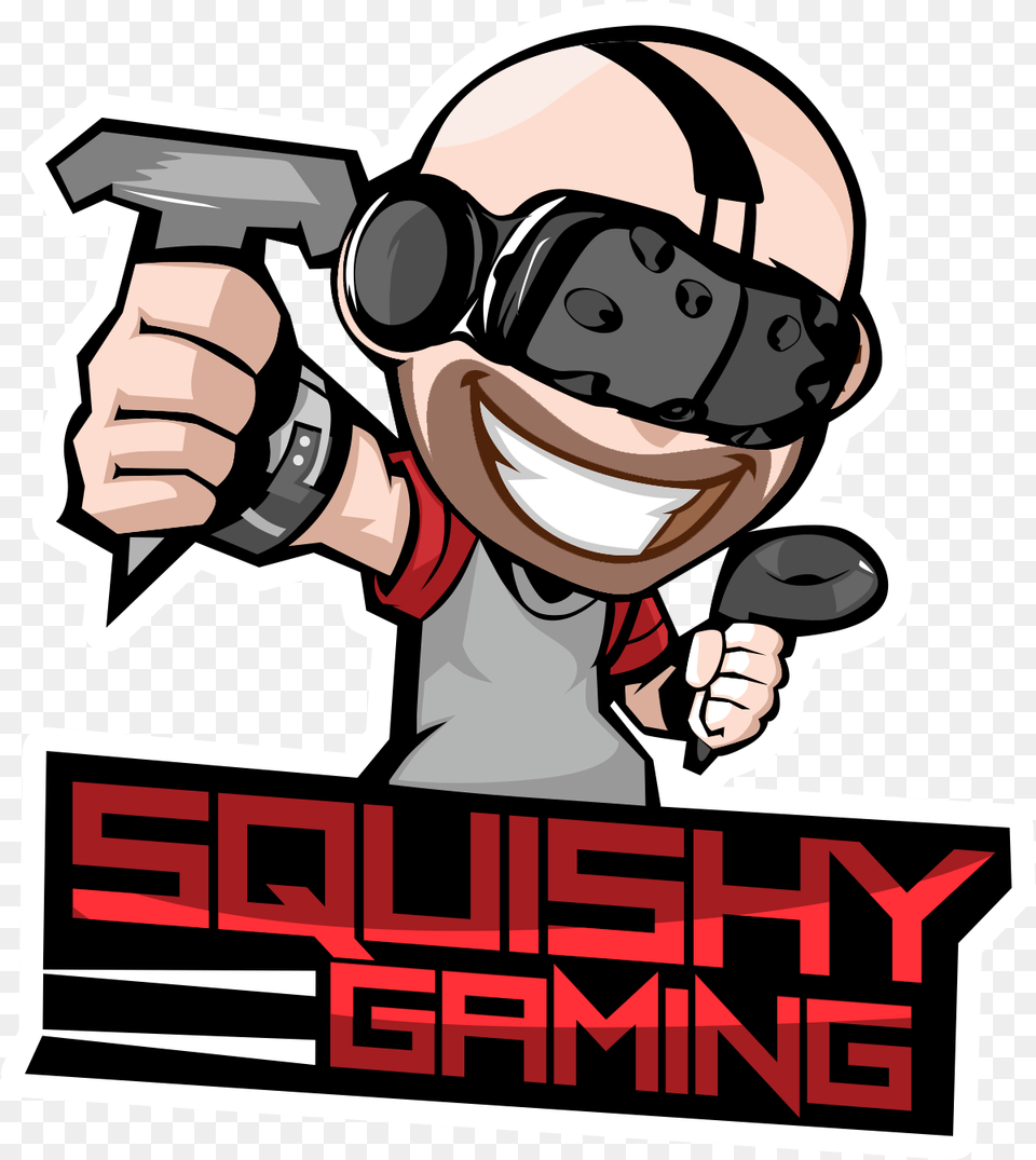 Squishyxbanana Youtube Vrchat Squishysbusiness Cartoon, Firearm, Gun, Handgun, Weapon Free Png Download