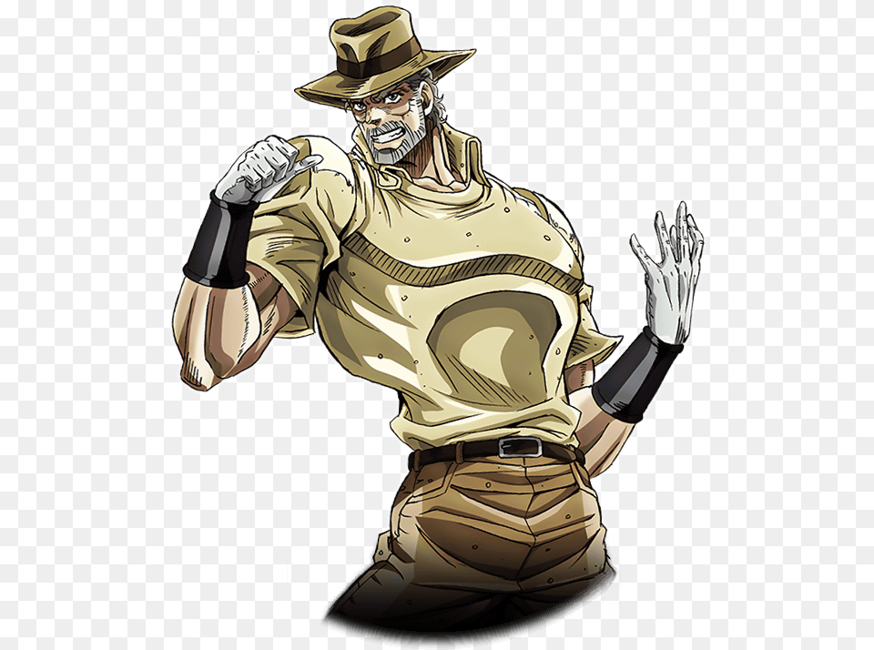 Sr Joseph Joestar Anime Ver Jojoss Wiki Old Joseph Joestar, Adult, Person, Clothing, Man Png Image