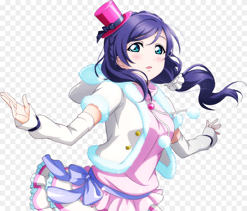 Sr Tojo Nozomi Iu0027ll Read Your Fortune Too Snow Halation Love Live Nozomi Transparent All Stars, Book, Comics, Publication, Baby Png Image