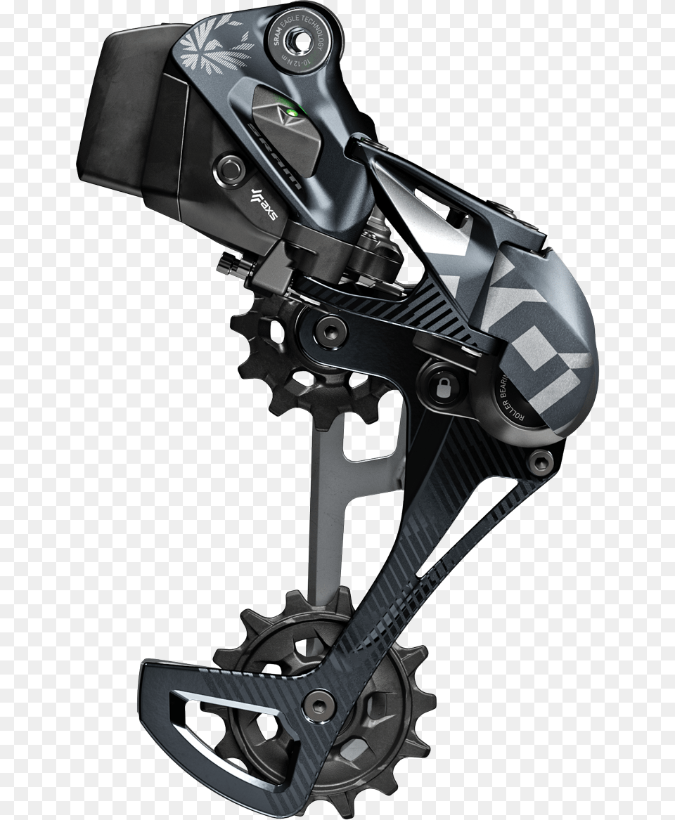 Sram X01 Eagle Axs Rear Derailleur, Machine, Gun, Weapon Free Transparent Png