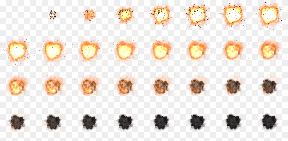 Src 39https Unity Sprite Sheet Explosion, Fire, Flame, Lamp, Outdoors Free Transparent Png