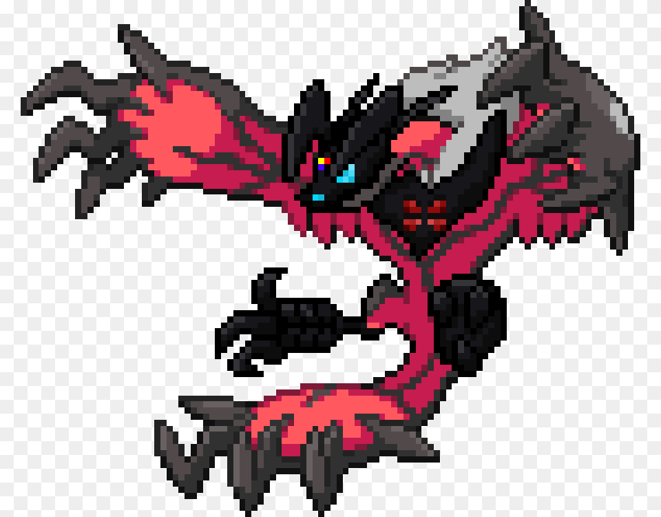 Src Data Yveltal Sprite, Dragon, Electronics, Hardware Png Image