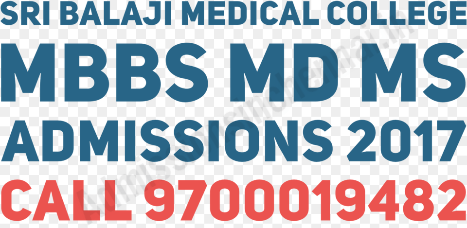 Sree Balaji Medical College Admissions 2017 Mbbs Md Parallel, Text, Scoreboard Free Png