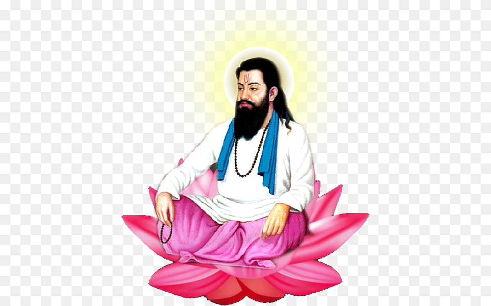 Sri Guru Ravidassji Bani Bani Ravidass Bani Ravidassji Guru Ravidass Good Morning, Male, Adult, Person, Man Free Png Download