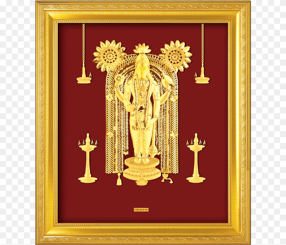 Sri Guruvayurappan Picture Frame, Gold, Altar, Architecture, Building Png Image