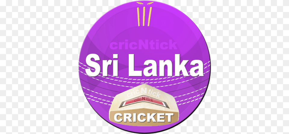 Sri Lanka Cricket Logo Cricket, Disk, Purple Free Transparent Png