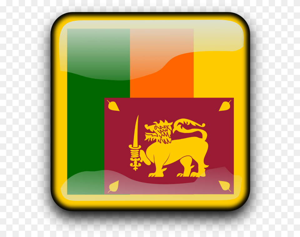 Sri Lanka Flag, Logo, Animal, Elephant, Mammal Free Png