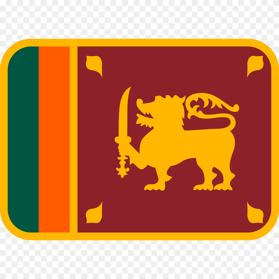 Sri Lanka Flag Emoji Clipart, Logo, Person, Emblem, Symbol Png