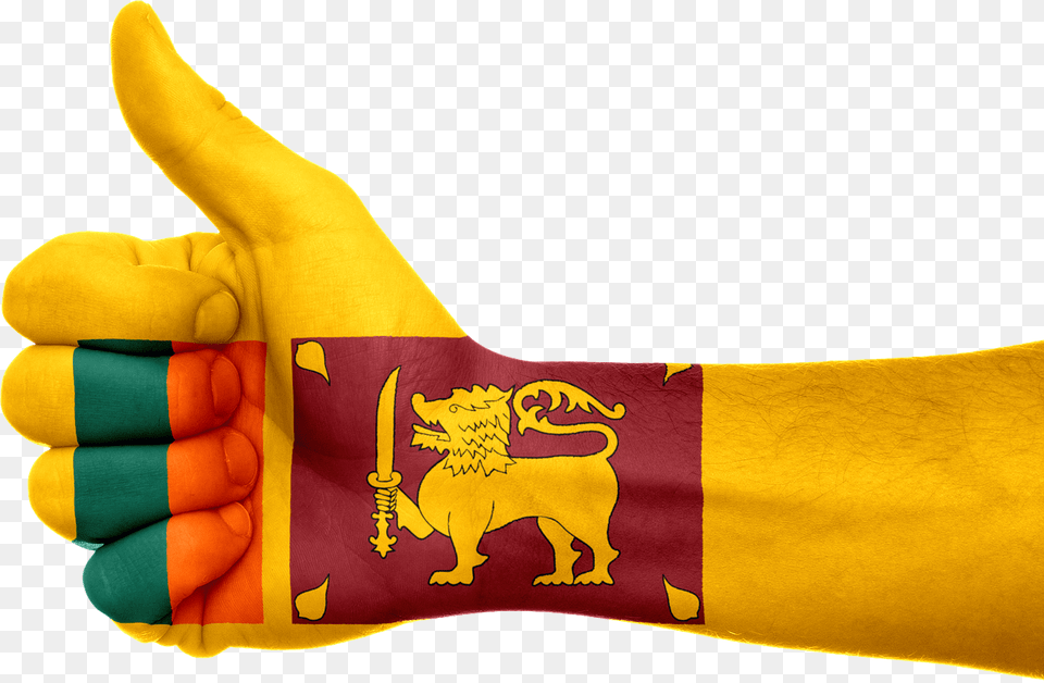 Sri Lanka Flag Images, Glove, Body Part, Person, Clothing Png Image