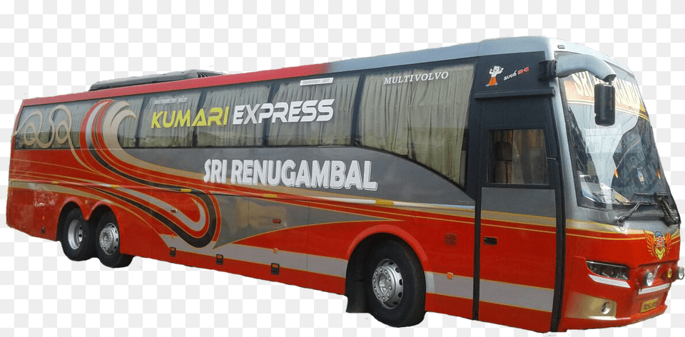 Sri Renugambal Travels Madurai, Bus, Transportation, Vehicle, Tour Bus Free Png