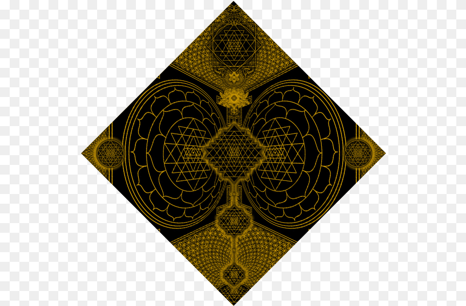 Sri Yantra Bandana Go Circle, Pattern, Accessories, Fractal, Ornament Png