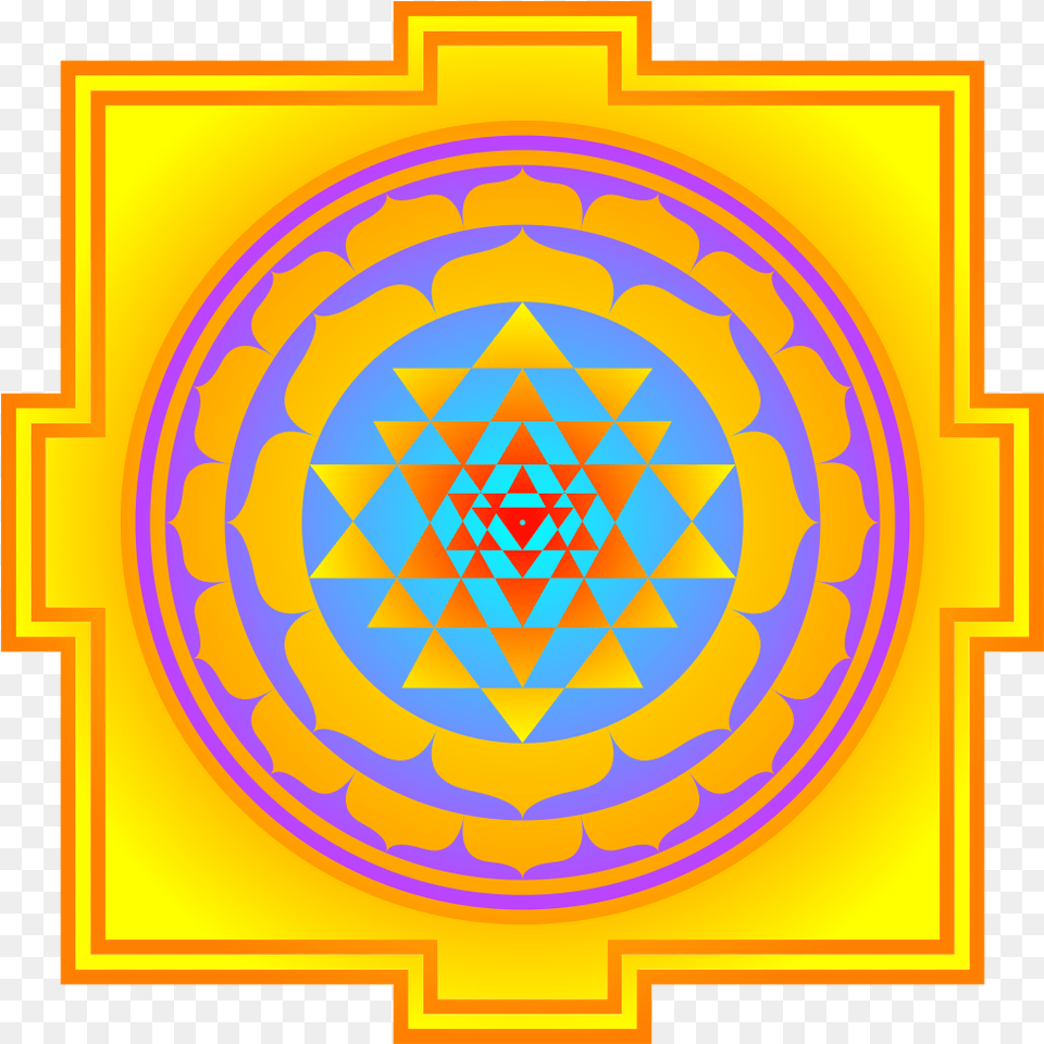 Sri Yantra Hd, Pattern, Art Png