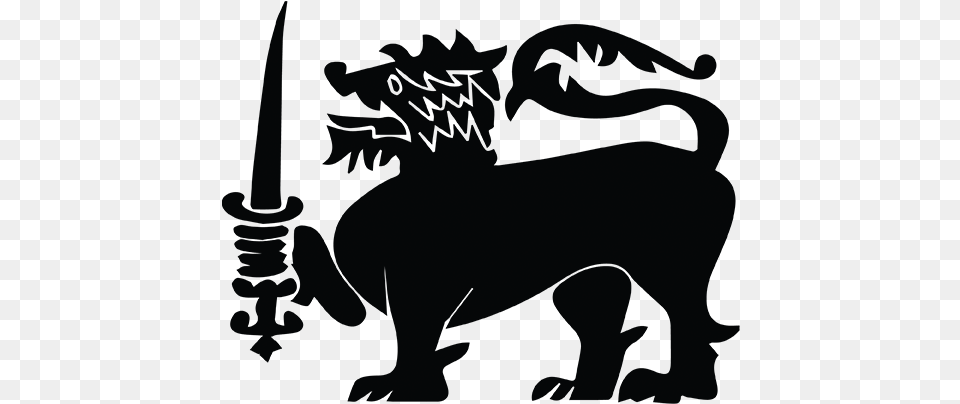 Srilanka Sri Lanka Lion Logo, Silhouette, Blackboard Free Png Download