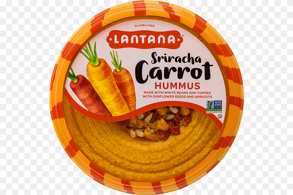 Sriracha Carrot Hummus Lantana, Food, Fruit, Pear, Plant Free Png Download