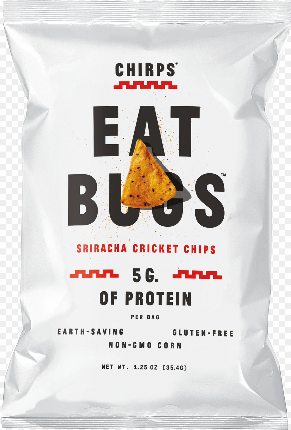 Sriracha Chirps Cricket Protein Chips Throw Pillow, Powder, Food, Bread Png Image